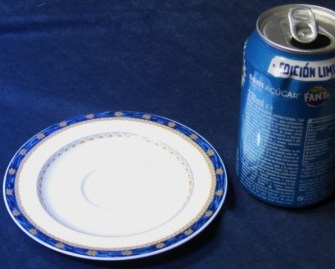 PLATO CAFE PORCELANA SANTA CLARA